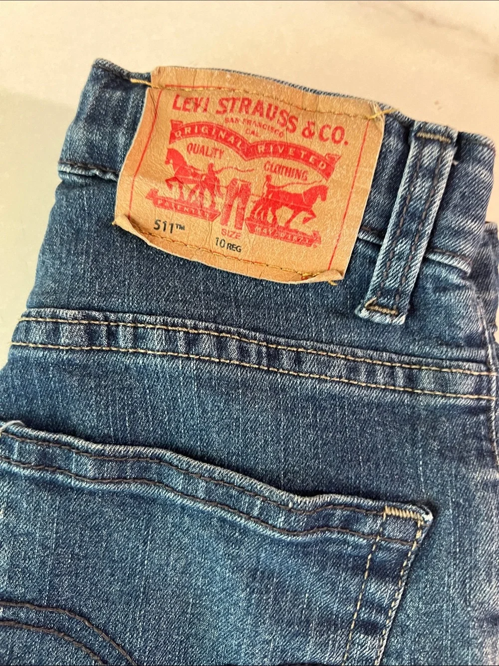 Boys Size Levi’s 511 10 Slim Fit Jeans